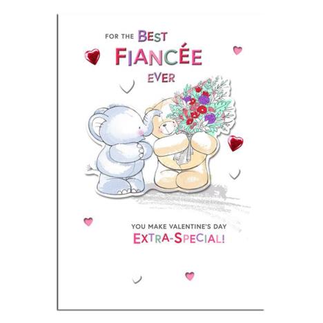 Best Fiancée Forever Friends Valentine's Day Card